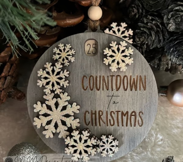 Countdown to Christmas Sliding Ornament