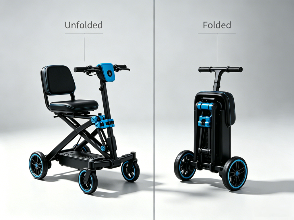 🦼2026 Latest Model of Electric Folding Mobility Scooter for Seniors