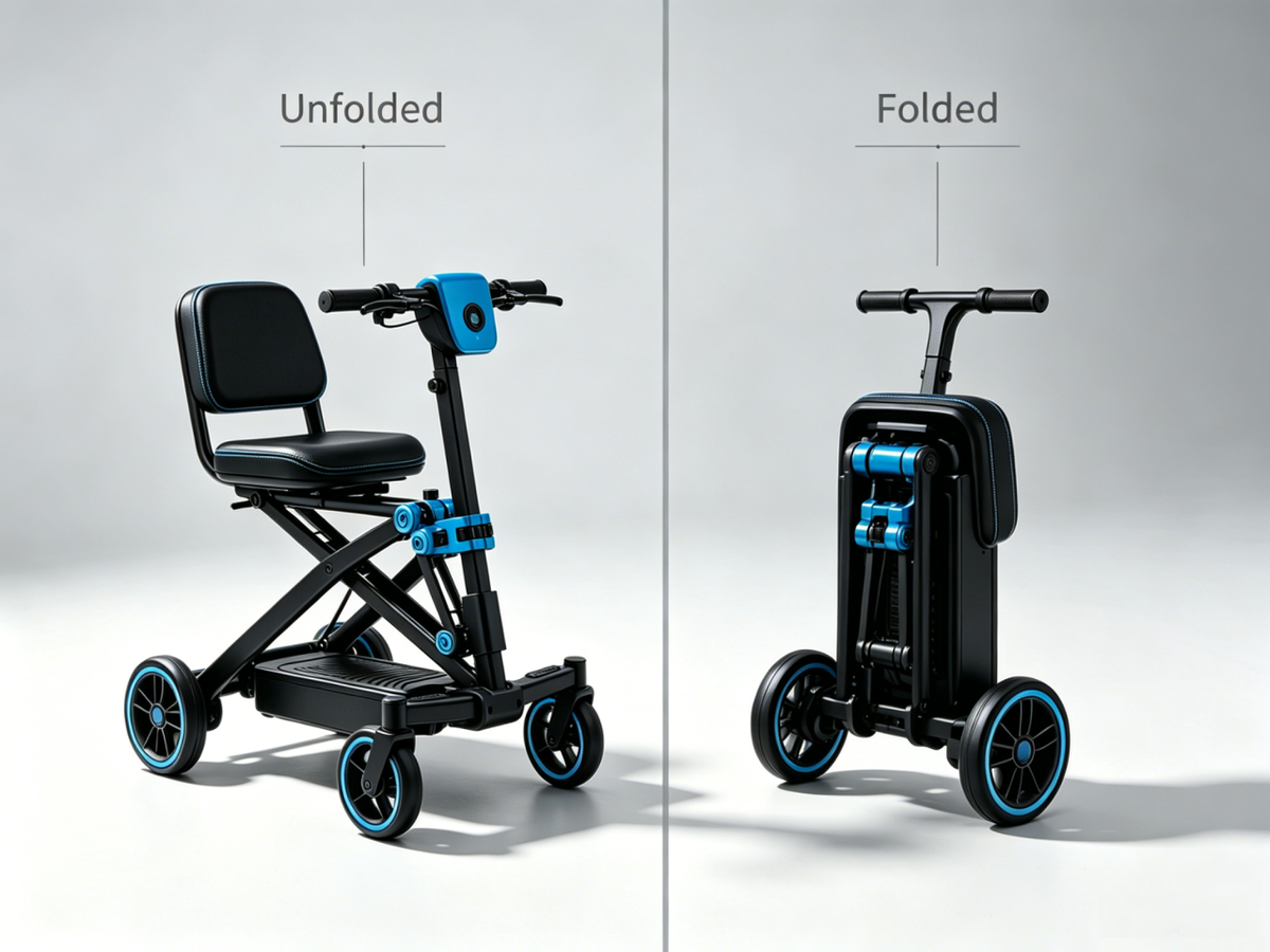 🦼2026 Latest Model of Electric Folding Mobility Scooter for Seniors