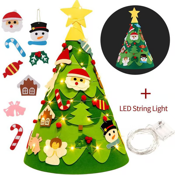 🎅Christmas Hot Sale 48% OFF🎄 3D DIY Felt Christmas Tree