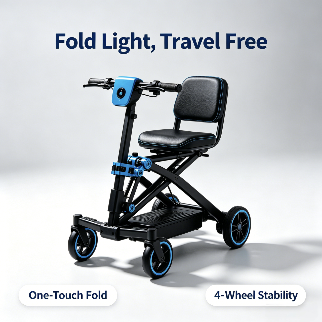 🦼2026 Latest Model of Electric Folding Mobility Scooter for Seniors
