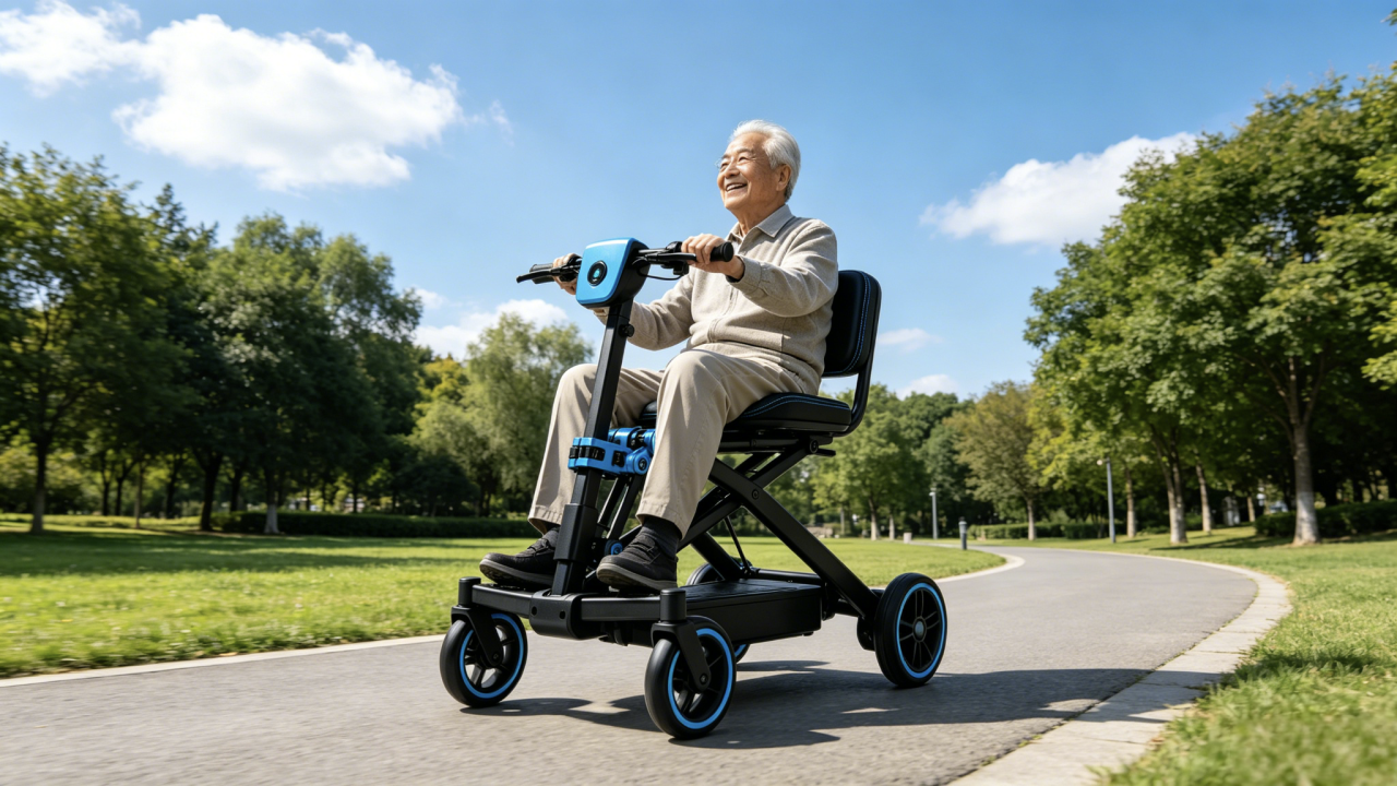 🦼2026 Latest Model of Electric Folding Mobility Scooter for Seniors